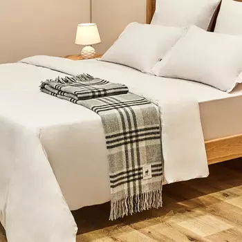 Плед Calore Premuroso, черно-белый