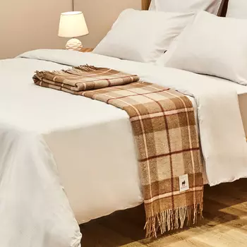 Плед Calore Premuroso, коричневый