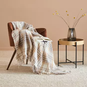 Плед Cellule, бежевый