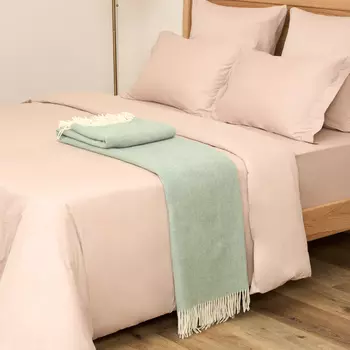 Плед Plaid di lana, оливковый