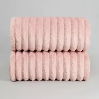 Плед Soft strip, розовый
