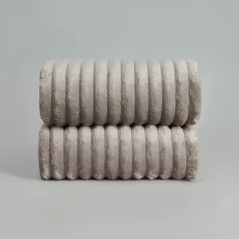 Плед Soft strip, темно-серый