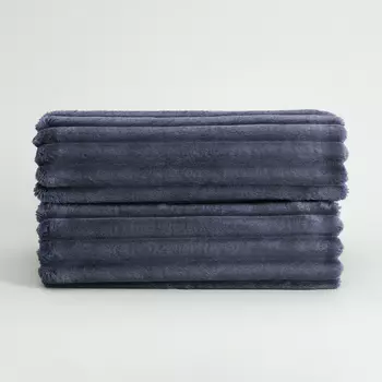 Плед Soft strip, синий