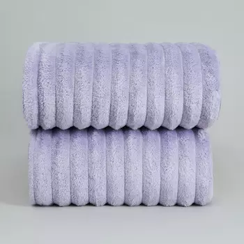 Плед Soft strip, сирень