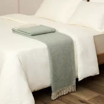 Плед Treccia, оливковый