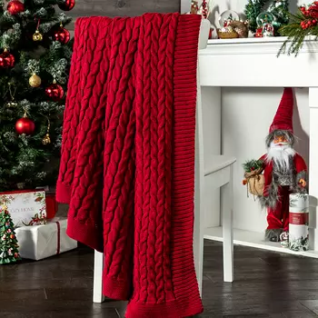 Плед Villena, красный