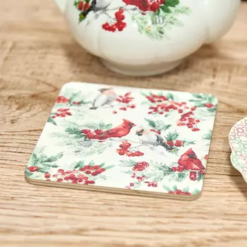 Подставка под горячее Christmas birds