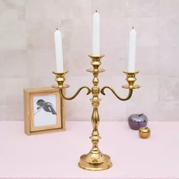 Подсвечник на 3 свечи Sisamo