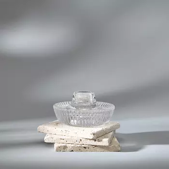 Подсвечник Orlando, прозрачный