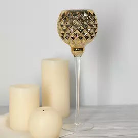 Подсвечник Villaseta, золотой 28 см