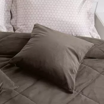 Подушка декоративная Vellut, шоколад