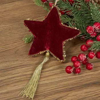 Подвесная декорация Velvetta, красная