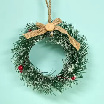 Подвесная декорация венок Foresta