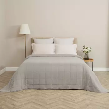 Покрывало Alda, серое