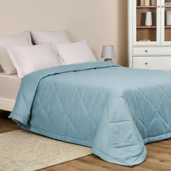 Покрывало Asparago, голубое