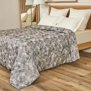 Покрывало Fogliame dorato, серое