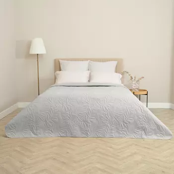 Покрывало Fogliare, дымчатое