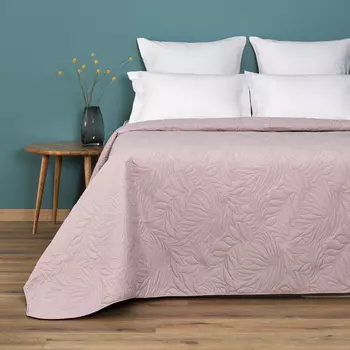 Покрывало Fogliare, розовое