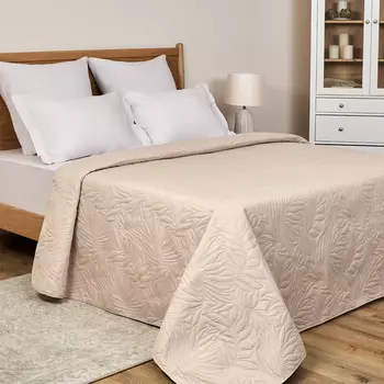 Покрывало Foglioline, бежевое