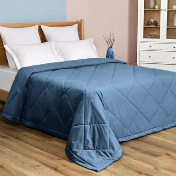 Покрывало Vellut, индиго