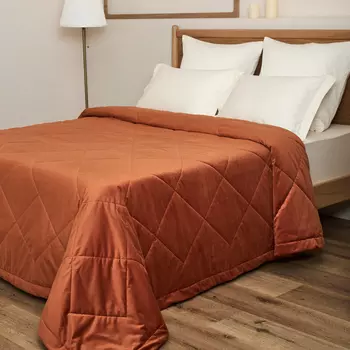 Покрывало Vellut, морковное