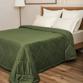 Покрывало Vellut, зеленое