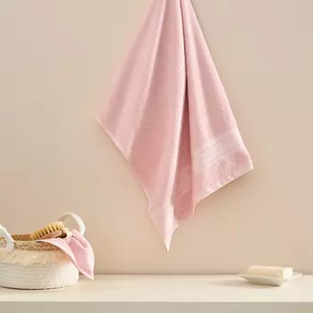 Полотенце махровое Basena, розовое