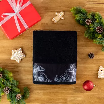 Полотенце махровое Black Dragons