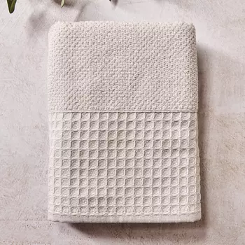 Полотенце махровое Cecile, серое