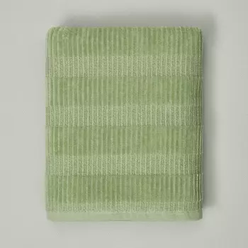 Полотенце махровое Flavio, олива