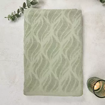 Полотенце махровое Ondoso, зеленое