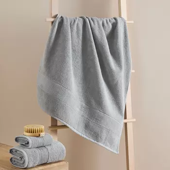 Полотенце махровое Piega, серое