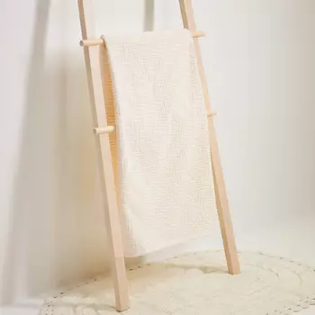 Полотенце махровое Scanalato, молочное