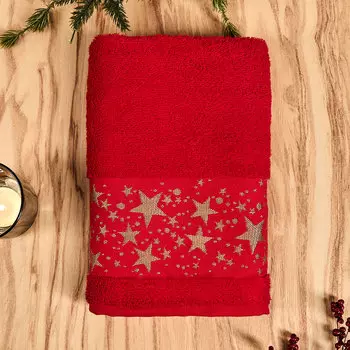 Полотенце махровое Starfall, красное