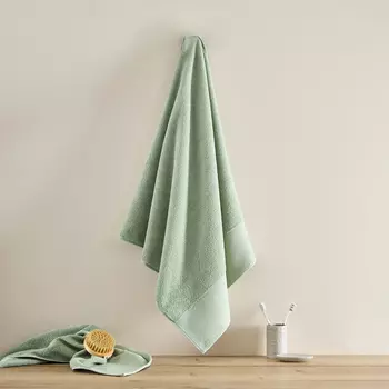 Полотенце махровое Strisce, зеленое