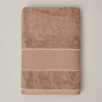 Полотенце махровое Tesoro, бежевое