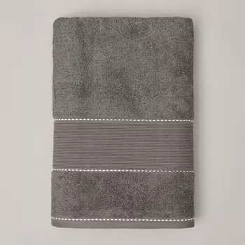 Полотенце махровое Tesoro, серое