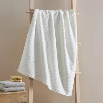 Полотенце махровое Zigzag, экрю