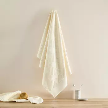 Полотенце махровое Zigzag, лен