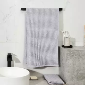 Полотенце вафельное Lorgo, серое