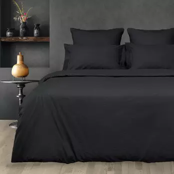 Постельное белье Black, вареный хлопок