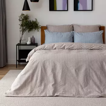 Постельное белье Gustavo, бежевое