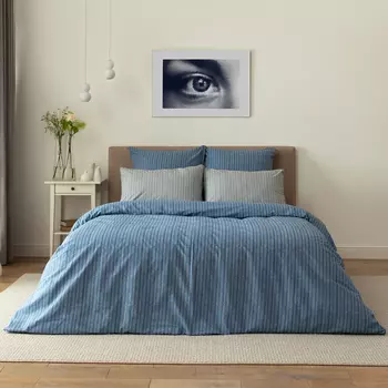 Постельное белье Gustavo, голубое