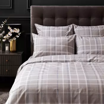 Постельное белье Rigoroso, серое