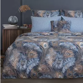 Постельное белье Pavone, синее