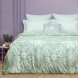 Постельное бельё Venetto, зеленое (тубус)