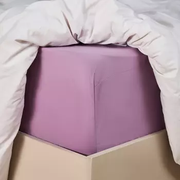 Простыня на резинке Dusty purpley