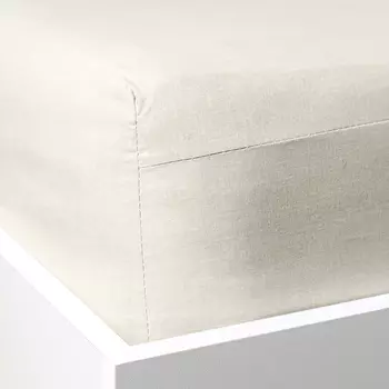 Простыня на резинке Ecru, перкаль