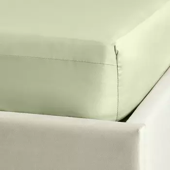 Простыня на резинке Fog Green