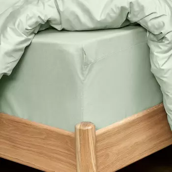 Простыня на резинке Green leaf I